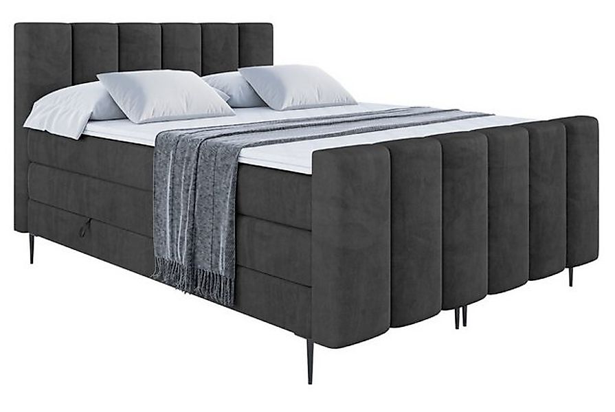 ALTDECOR Boxspringbett BOXI1-F-Z KING (Multipocket-Matratze H4, H3 Matratze günstig online kaufen