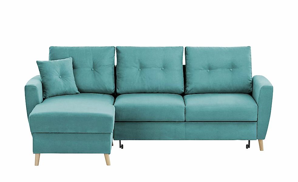 Ecksofa  Carla ¦ türkis/petrol ¦ Maße (cm): B: 230 H: 93 T: 159.0 Polstermö günstig online kaufen