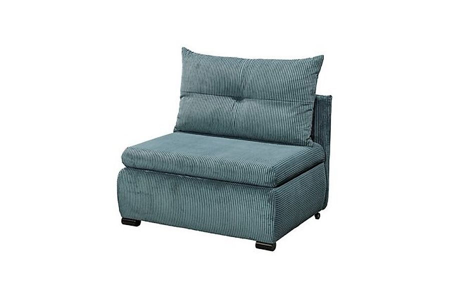 ED EXCITING DESIGN Schlafsofa "Charlie", Schlafsessel mit Bettkasten & 1 Rü günstig online kaufen
