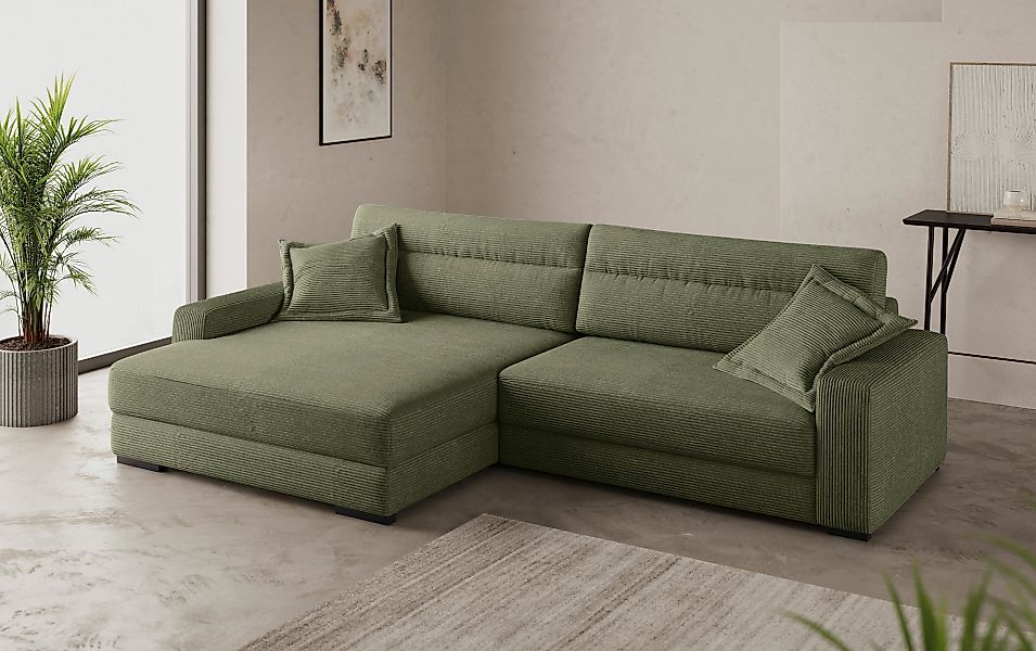 Mr. Couch Ecksofa "Marcello", inklusive EasyBett und Bettkasten günstig online kaufen