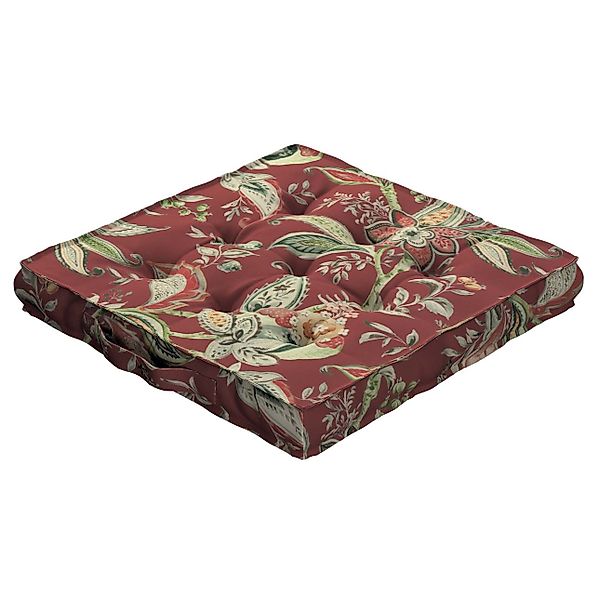 Sitzkissen Jacob mit Handgriff, rot, 50 x 50 x 10 cm, Gardenia (142-12) günstig online kaufen