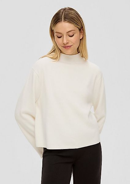 s.Oliver Longpullover Strickpullover Strickpullover aus Viskosemix günstig online kaufen