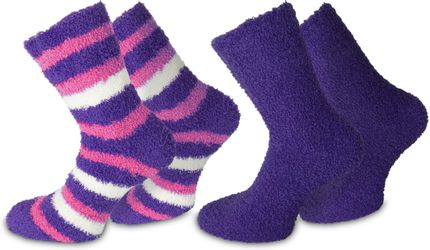normani Kuschelsocken 2 Paar Kuschel-Socken Ringel günstig online kaufen