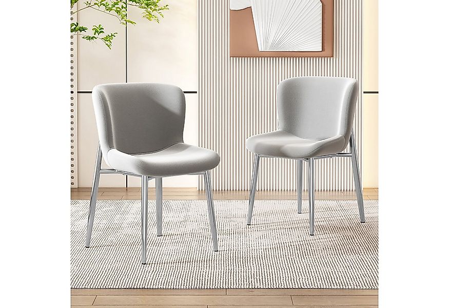 Flieks Esszimmerstuhl (Set, 2 St), 2er Set Polsterstuhl Wohnzimmer Schalens günstig online kaufen