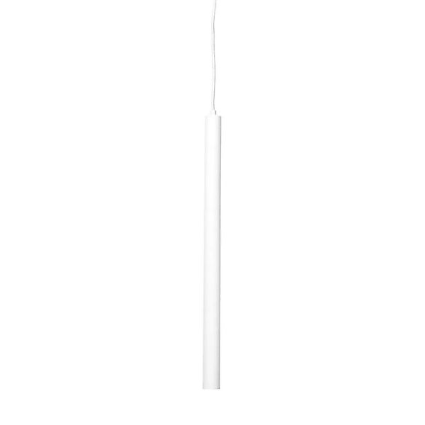 NORR 11 - Pipe Three LED Pendelleuchte - weiß/H 56cm x Ø 3,5cm/Kabel weiß günstig online kaufen