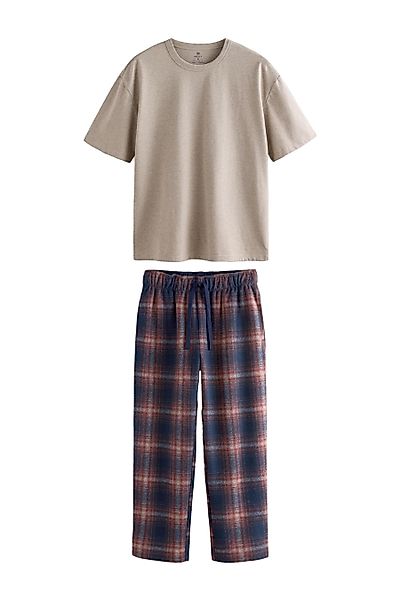 Next Pyjama Kuscheliger, angerauter Schlafanzug (2 günstig online kaufen