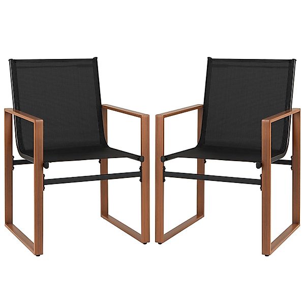 COSTWAY Gartenstuhl (2 St), 2er Set, günstig online kaufen