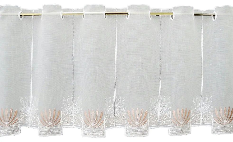 FLORENTINA Scheibengardine   ¦ rot ¦ Synthetik ¦ Maße (cm): B: 144 H: 30 Ga günstig online kaufen