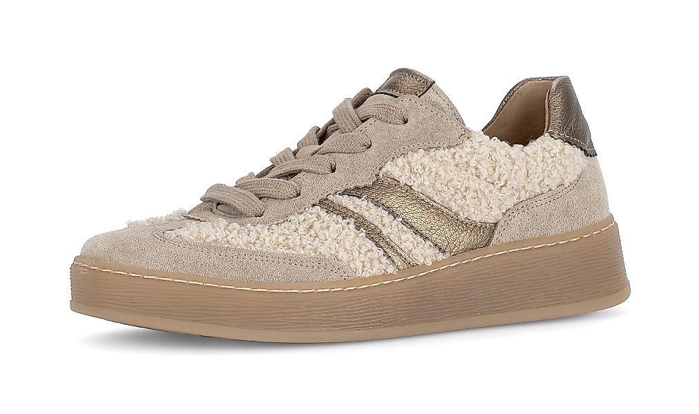 Gabor FLORENZ Plateausneaker Freizeitschuh, Halbschuh, Schnürer günstig online kaufen