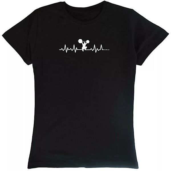 Kruskis Fitness Heartbeat Kurzärmeliges T-shirt M Black günstig online kaufen