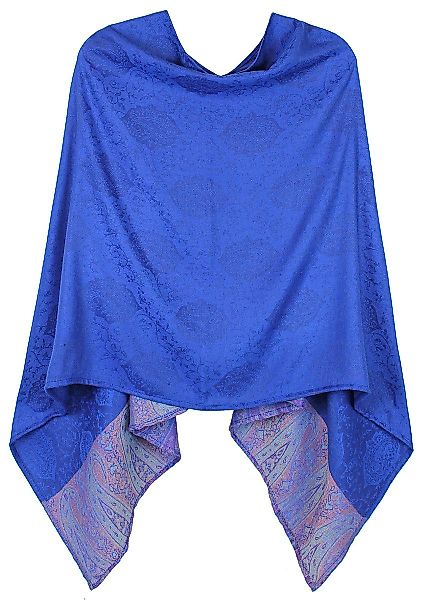 dy_mode Blusenponcho Eleganter Damen Poncho Geblümt Leichter Cape Sommerpon günstig online kaufen