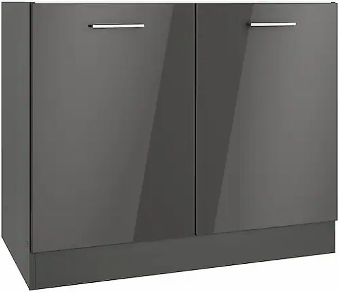 KOCHSTATION Spülenschrank »KS-Milan« Spülenschrank 100 cm, matte oder hochg günstig online kaufen