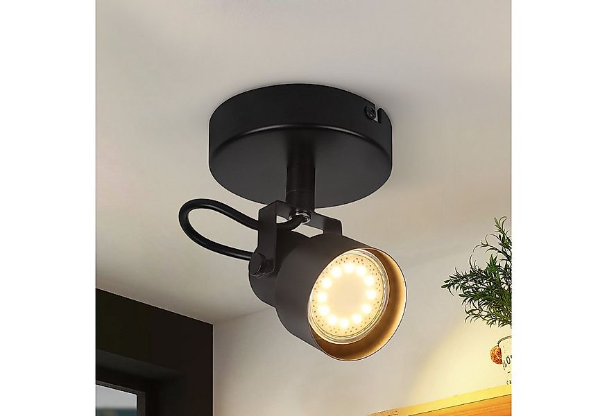 Nettlife Deckenstrahler Deckenstrahler Schwarz 350° Drehbar GU10, Drehbar, günstig online kaufen