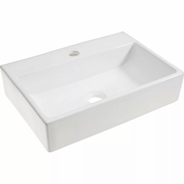 baliv Aufsatzwaschbecken WBA-7020 Eckig 52 mm x 36 cm günstig online kaufen