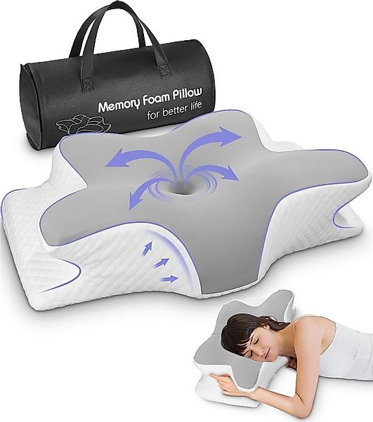 SinLaw Nackenstützkissen Schlafkissen,Ergonomisches Orthopädisches Kissen f günstig online kaufen