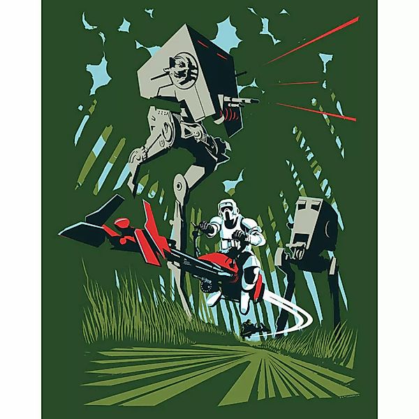 Komar Poster Star Wars Classic Vector Endor Star Wars - Classic B/L: ca. 40 günstig online kaufen