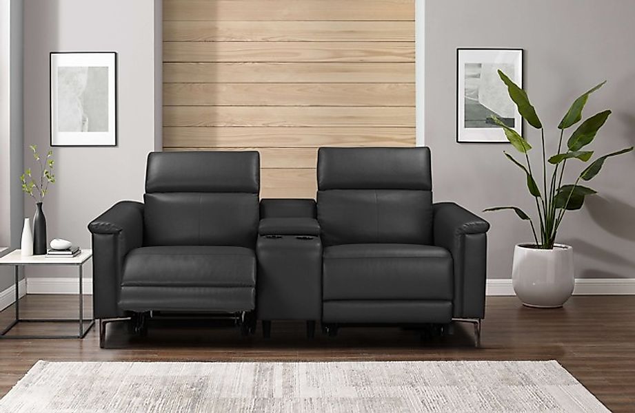 Home affaire 2-Sitzer »Lund, 2er-Kinosofa, TV-Sessel, Multimedia-Sofa, USB- günstig online kaufen
