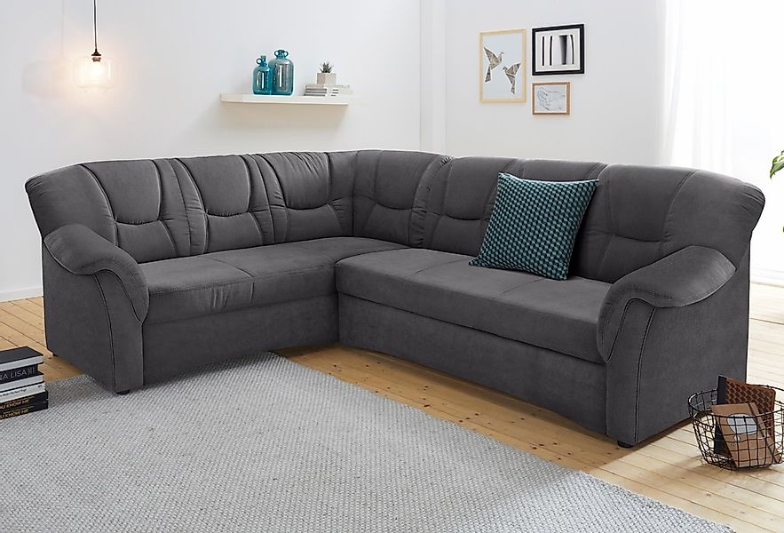 DOMO collection Ecksofa "Sarafina zeitlos und komfortabel, optional mit Fed günstig online kaufen