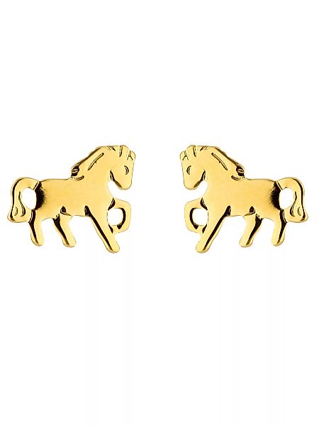 Adelia´s Paar Ohrhänger "333 Gold Ohrringe Ohrstecker Pferd", Goldschmuck f günstig online kaufen