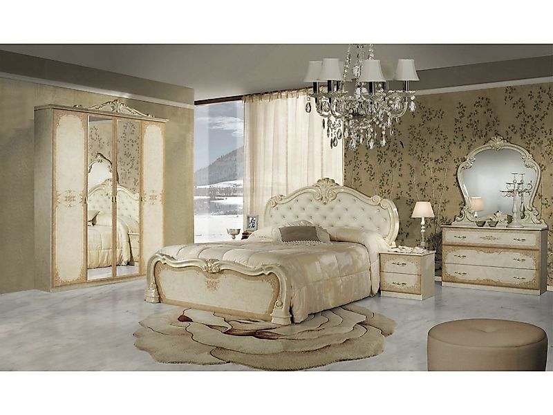 Interdesign24 Schlafzimmer-Set Serafina, (6-Teilig, inkl. Kopfteilpolsterun günstig online kaufen