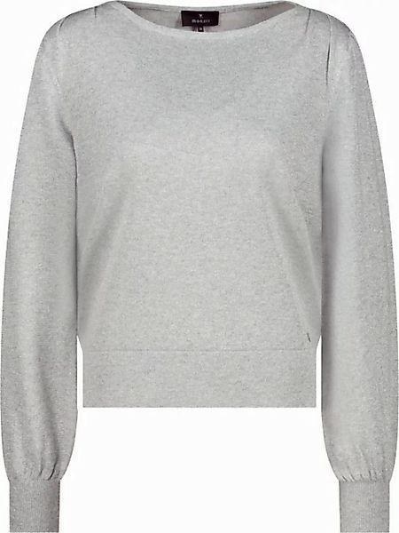 Monari Blusenshirt Strickpullover mit Lurex chrome günstig online kaufen