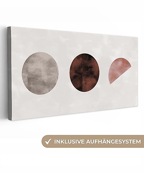 OneMillionCanvasses® Leinwandbild Panorama Formen - Farbe günstig online kaufen