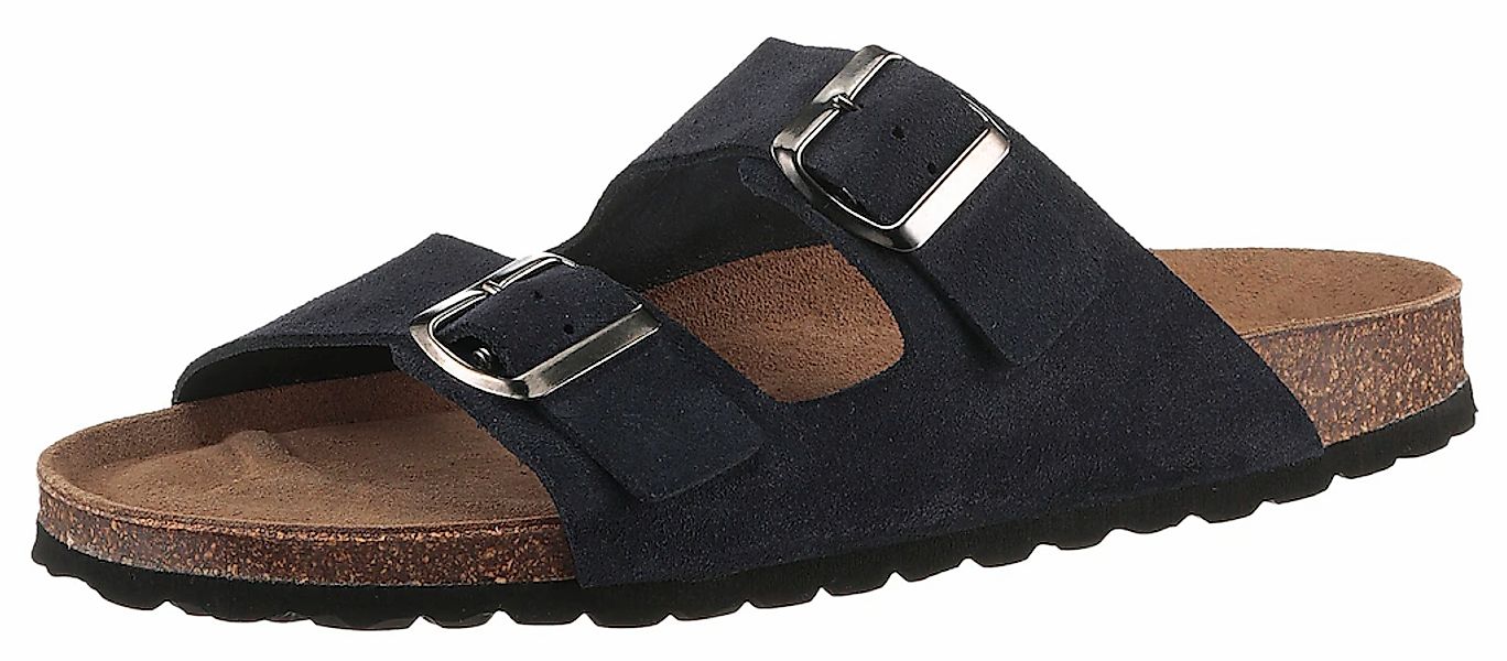 Mans World Pantolette, Schlappen, Sommerschuh, Hausschuh mit vorgeformtem F günstig online kaufen