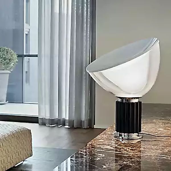 Flos Taccia Tischleuchte LED, schwarz - glas - 48,8 cm - B-Ware - Originalk günstig online kaufen