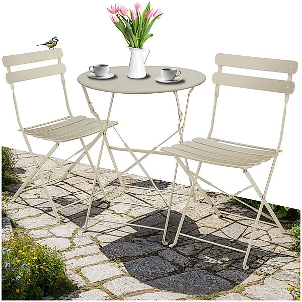 tectake Essgruppe Bistrotisch Set, (Set., 3-tlg), günstig online kaufen