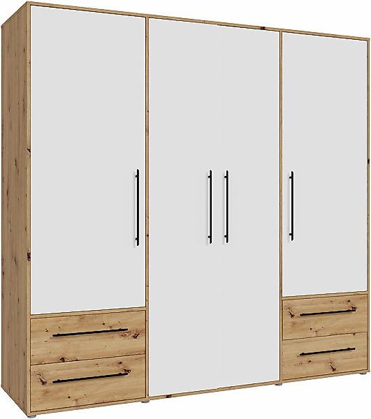 FORTE Kleiderschrank "Mokkaris,Topseller, zeitloses Design, 3–4 Türen, Made günstig online kaufen