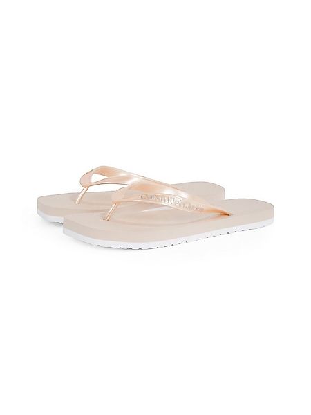 Calvin Klein Jeans THONG+ TPU METALLIC Zehentrenner Sommerschuh, Badeschuh, günstig online kaufen