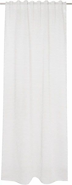 TOM TAILOR HOME Vorhang »Natural Stripe«, (1 St.), transparent günstig online kaufen