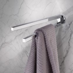 Keuco Handtuchhalter Edition 90 Zweiarmig Schwenkbar 45 cm Verchromt günstig online kaufen