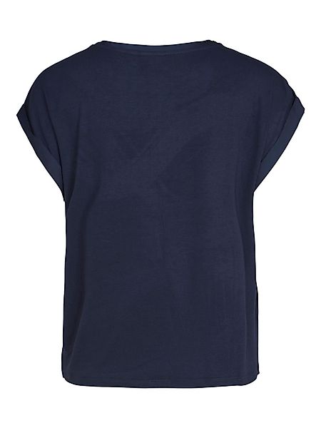 Vila T-Shirt Satin Blusen Kurzarm Basic günstig online kaufen