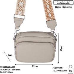 EAAKIE Gürteltasche Bauchtasche Umhängetasche Crossbody-Bag Kunstleder günstig online kaufen