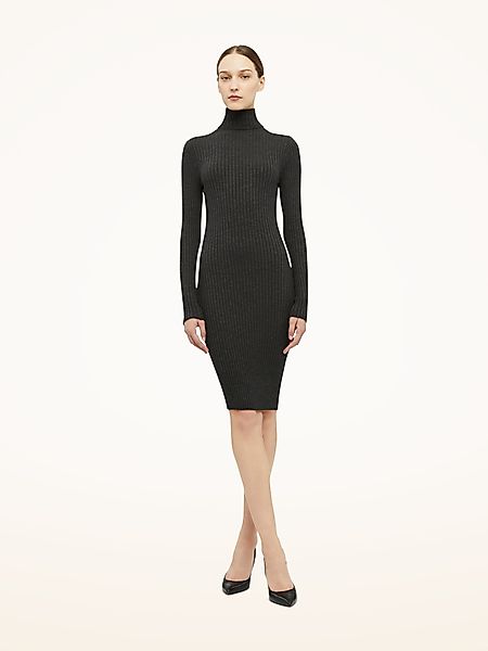 Wolford - Merino Rib Dress, Frau, anthr. melé, Größe: XS günstig online kaufen