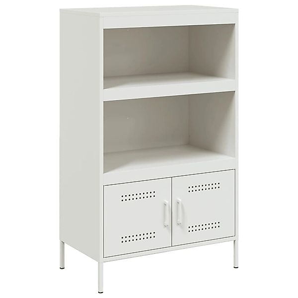 vidaXL Highboard Weiß 68x39x113 cm Stahl 842975 günstig online kaufen