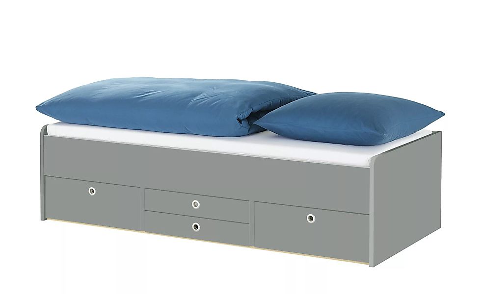 Schubkastenbett  Grow Up - grau - 97 cm - 54,5 cm - Betten > Bettgestelle - günstig online kaufen