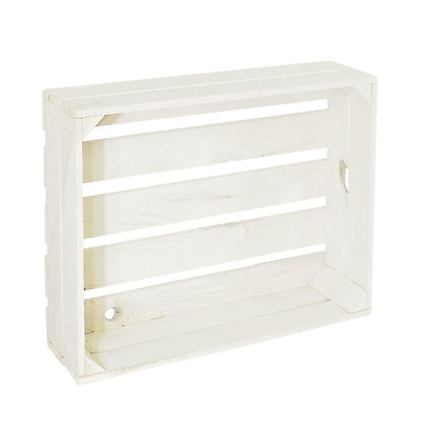 CHICCIE Holzkiste Holzregal 50x40x15cm - weiß günstig online kaufen