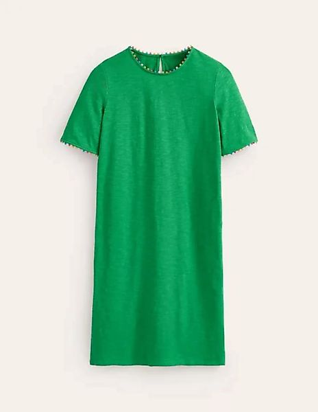 Ali Kleid mit Pompomborten Damen Boden, Grünes Tamburin günstig online kaufen