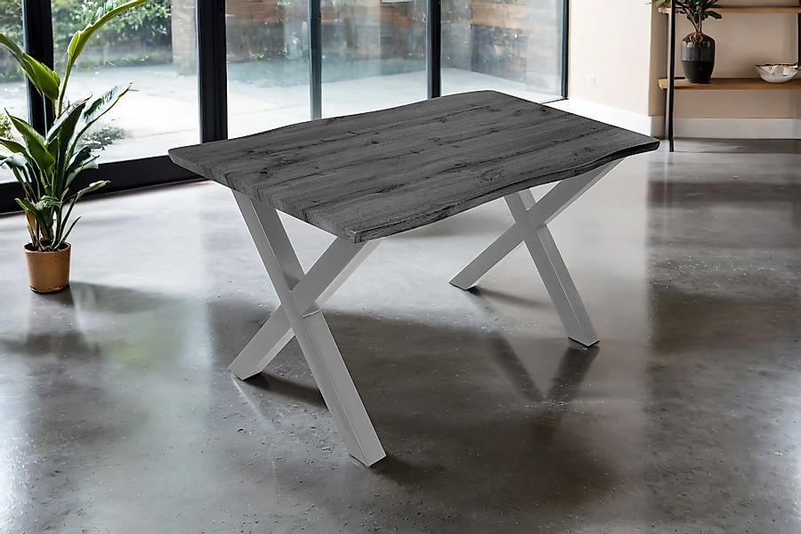 SAM® Esstisch Thori, verschiedene Holz-Optiken, X-Metallgestell, günstig online kaufen