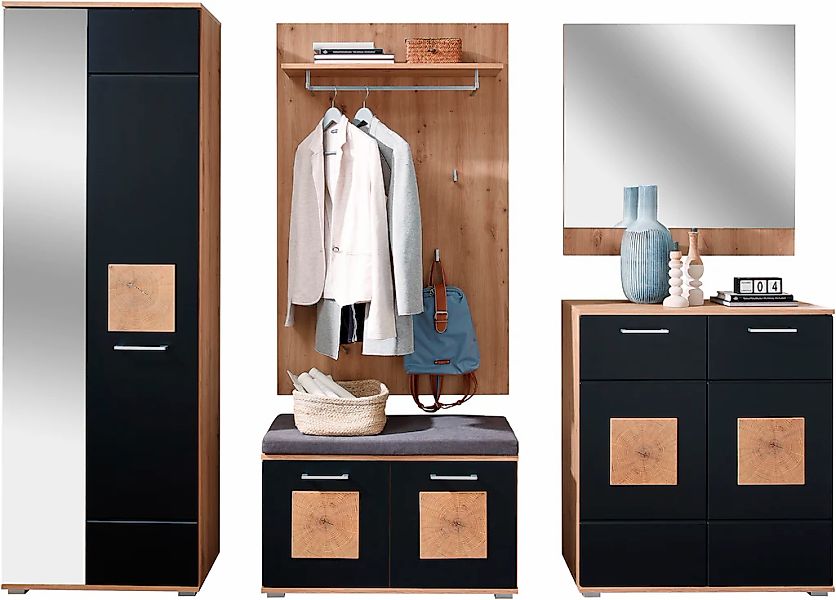 Innostyle Garderoben-Set "Fun Garderoben Set, 263x195x38cm (B/H/T)" 1 Stk. günstig online kaufen