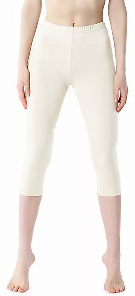Bellivalini Leggings Damen Hose 3/4 aus Viskose BLV50-204 (1-tlg) elastisch günstig online kaufen