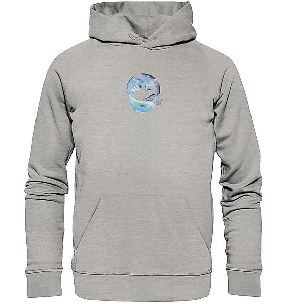 Mr. & Mrs. Panda Hoodie Größe XXL Walfisch Thunfisch - Heather Grey - Gesch günstig online kaufen