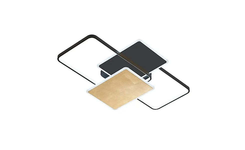 Fischer-Honsel Deckenleuchte   ¦ schwarz ¦ Maße (cm): B: 90 H: 8 T: 60.0 La günstig online kaufen