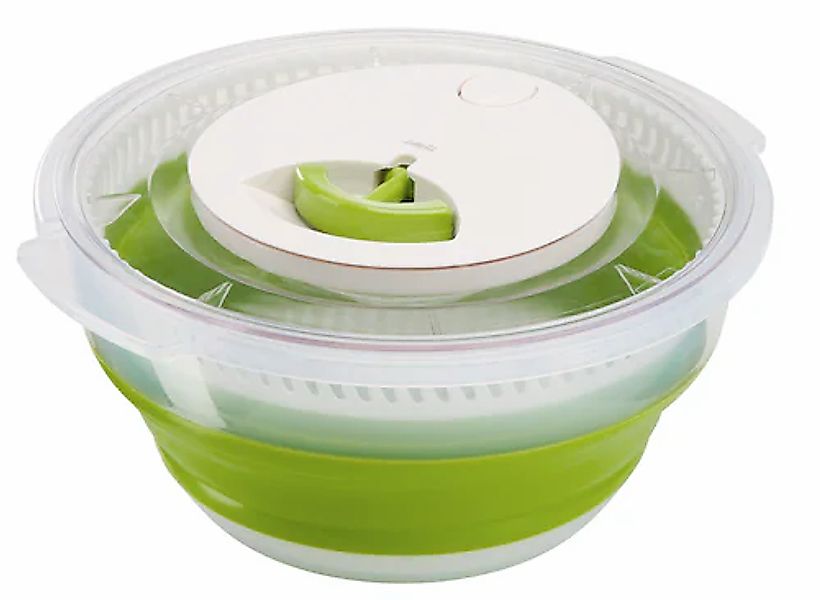 Emsa Salatschleuder »Basic«, (3 tlg.), 4 Liter, zusammenklappbar, platzspar günstig online kaufen