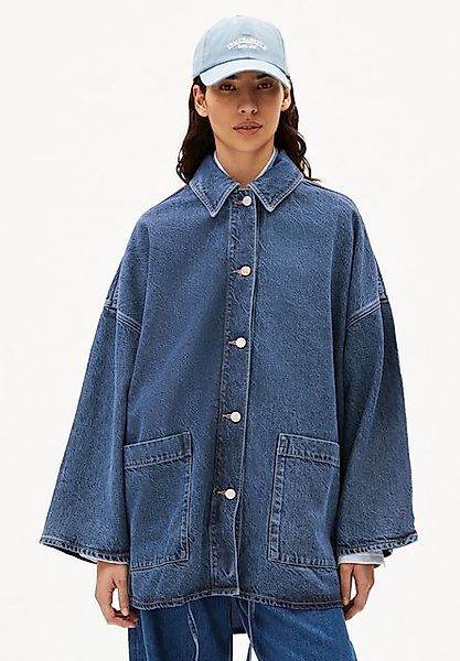 Armedangels Blouson DRAAPY Damen Jeansjacke aus TENCEL™ Lyocell Mix Oversiz günstig online kaufen