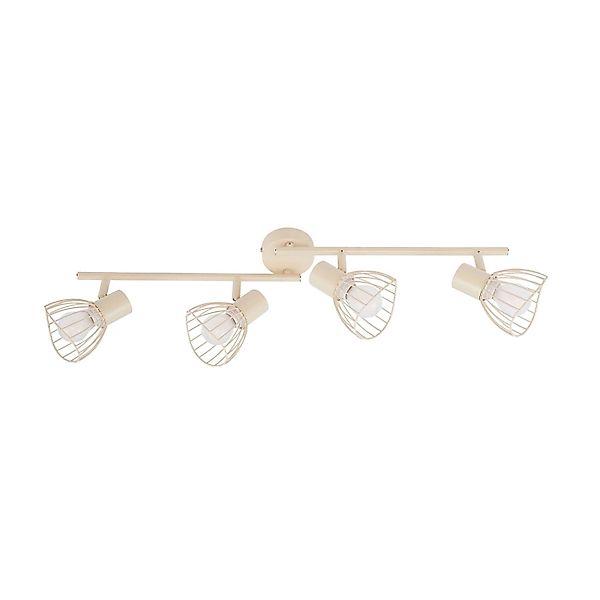 Lindby Deckenlampe Piena 10031114 Modern in Creme aus Metall 4-flammig E14 günstig online kaufen