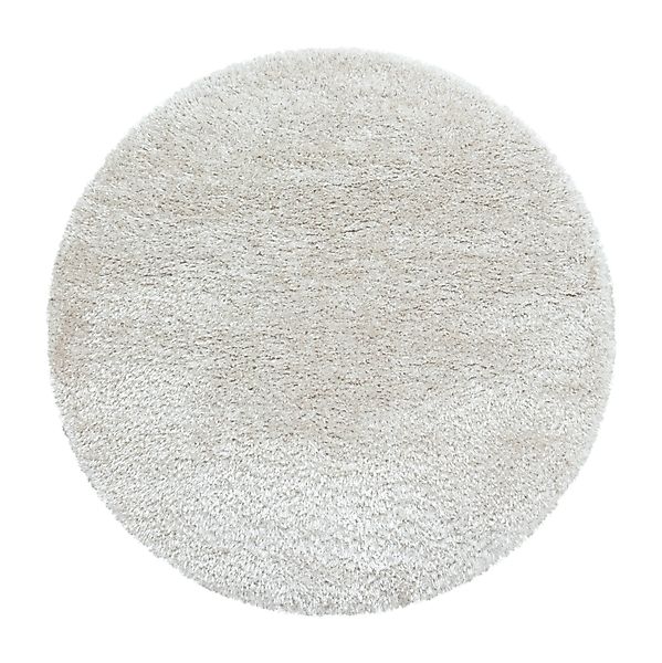 Carpettex Hochflor-Teppich Unicolor - Einfarbig, Rund, günstig online kaufen