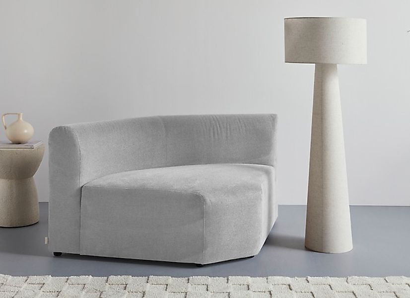 LeGer Home by Lena Gercke Sofa-Eckelement »LYZA mit gerundeter Rückenlehne, günstig online kaufen